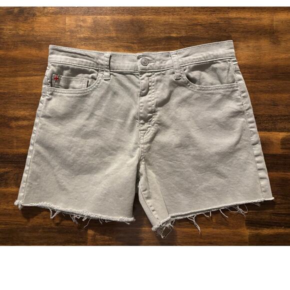 Hudson Jeans Women's 27 Shorts Kass Denim Cut Off's 5" Inseam Stretch - Picture 1 of 11